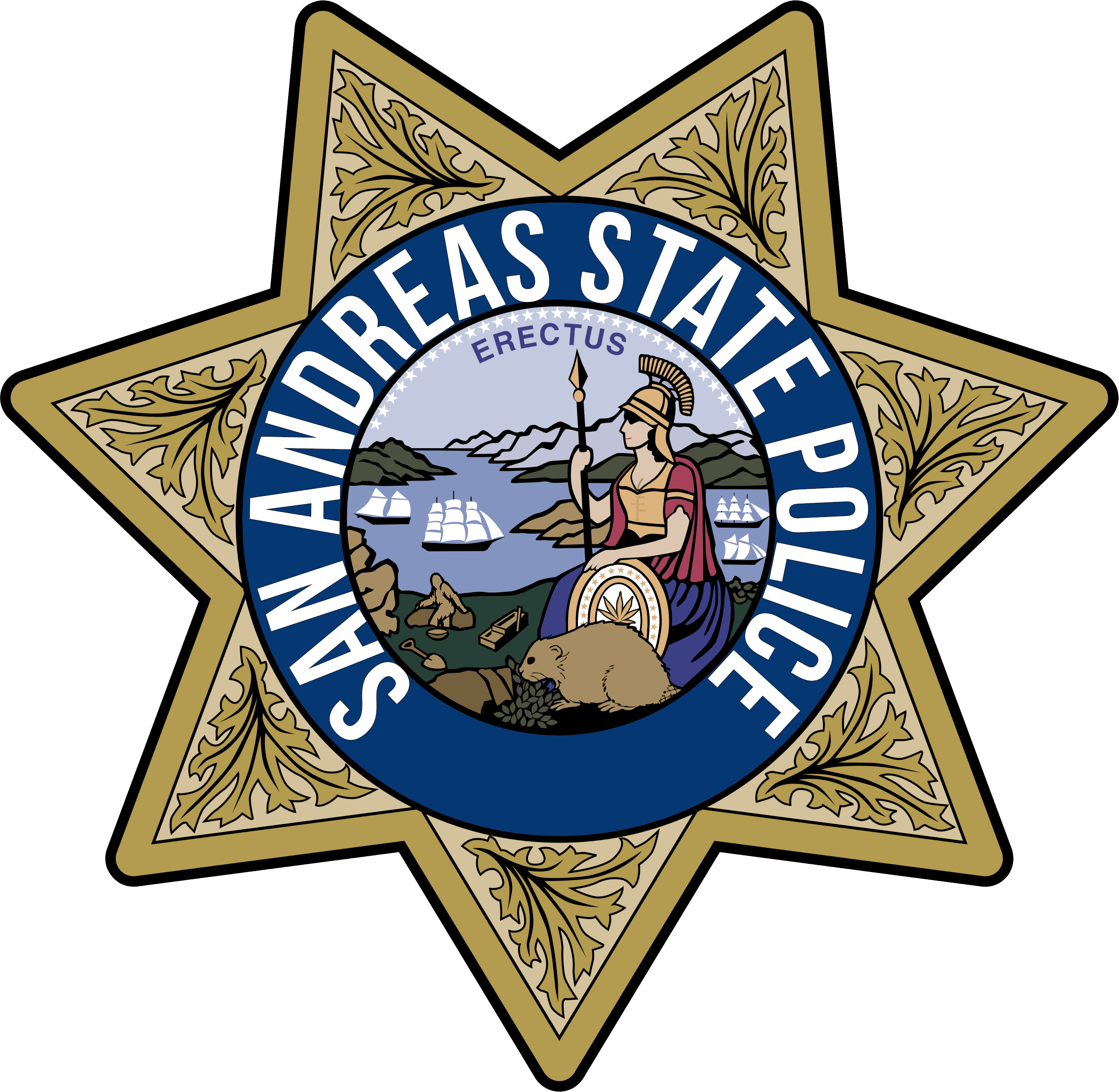 San Andreas Highway Patrol badge